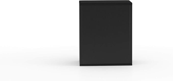 Suncast Heavy-Duty Resin Outdoor Storage Cabinet, 30" W x 20.25" D x 36" H Dark Grey Base Garage Storage Cabinet with Lockable Doors and Metal Reinforced Shelves, Made in The USA