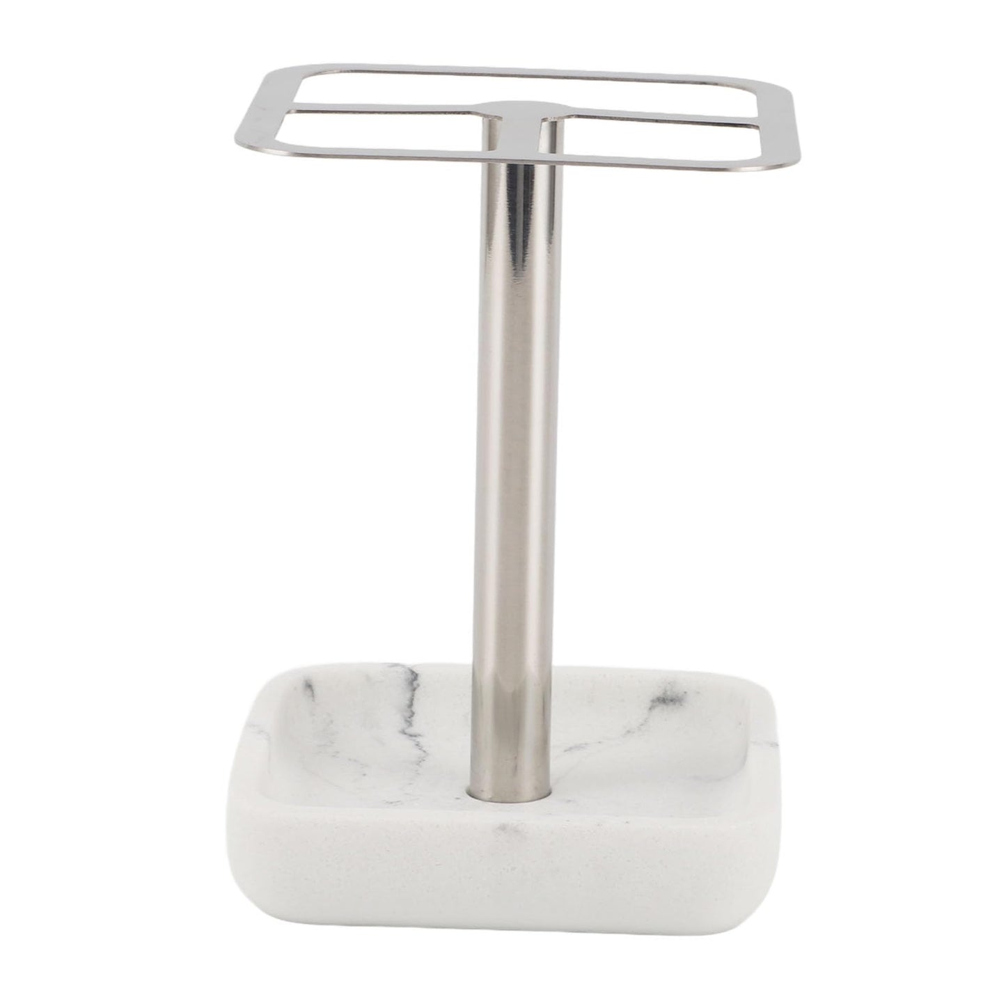 CYTGOUPER Stainless Steel Toothbrush Holder,Toothbrush and Toothpaste Stand,Bathroom Toothbrush Storage Organizer Toothbrush Holders Shelf for Bathroom Vanity Countertops (Silver)