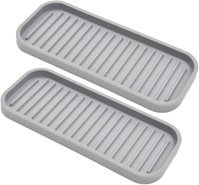 Silicone Sponge Holder 2 Pack, Dish Soap Holder