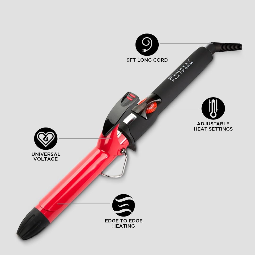FHI Heat Platform Tourmaline Ceramic Professional Curling Iron