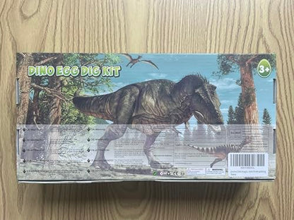 Joozmui Dinosaur Toys for Boys, Fossil Digging Kit for Kids Dinosaur Egg Toys 3-10 Year Old Boy Gifts Boys Toy Age 3-8 Toy Figure Gifts for 3-11 Year Old