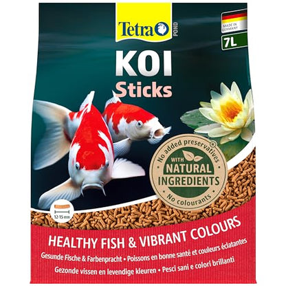 Tetra Koi Pond Fish Food Sticks 1.1kg - biologically balanced for koi fish