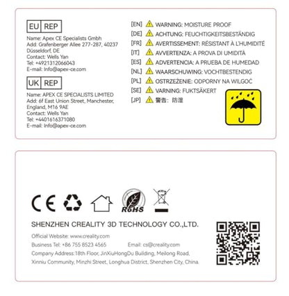 Creality Official Space PI Filament Dryer Plus, 3D Printer Filament Dryer Box with 360° Heating, 2 Rolls Upgraded Filament Dehumidifier for 1.75mm/2.85mm One-Key Setting Support PLA ABS PETG TPU