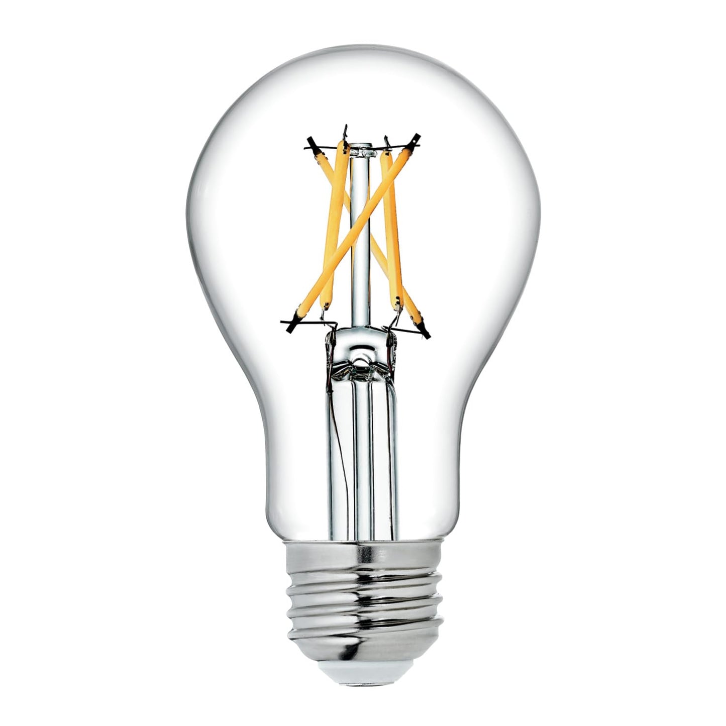 GE Relax 8-Pack A19 60 Watt Equivalent Crystal Clear Soft White Dimmable LED Light Bulbs