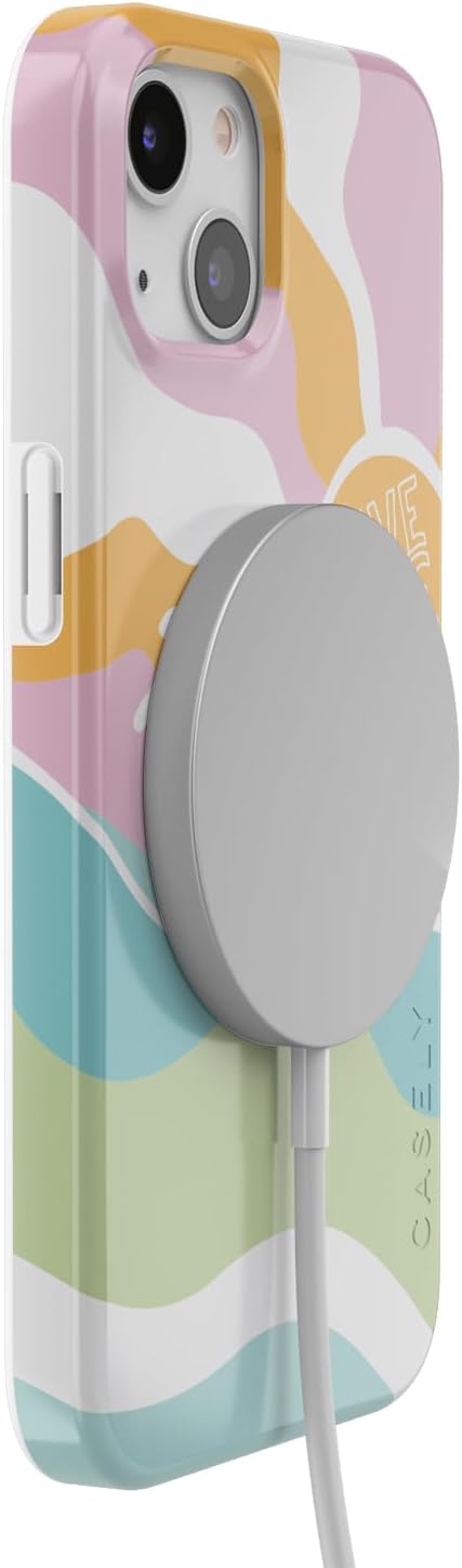 Casely iPhone 13 Case | Field of Flowers | Pastel Floral | Compatible with MagSafe | Classic Ultra Slim Design