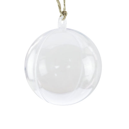 Super Z Outlet Clear Plastic Acrylic Bath Bomb Mold Shells Molding Balls Kit (60mm, 12 Pack)