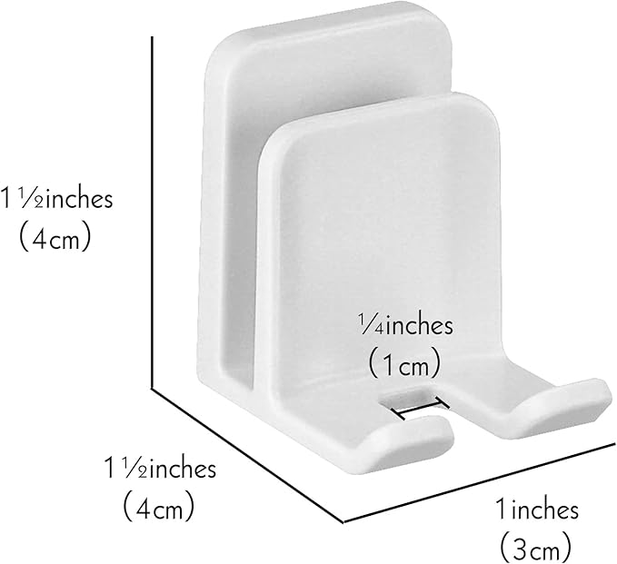 4 PCS Toothbrush Holder Wall Mounted