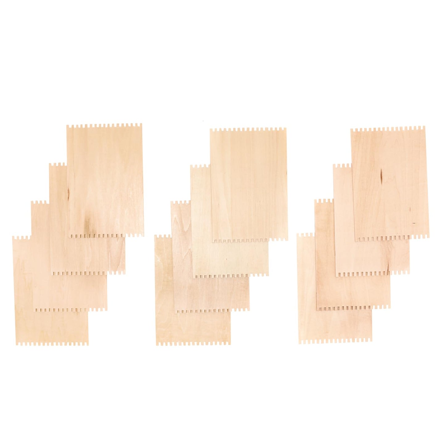 Colorations RLOOM Beginners Wooden Loom, Set of 12, for Kids, Arts & Crafts, Weaving, Craft Activity, Motor Skills, Critical Thinking, Basket, Jewelry, Crochet, Teaching, Educational