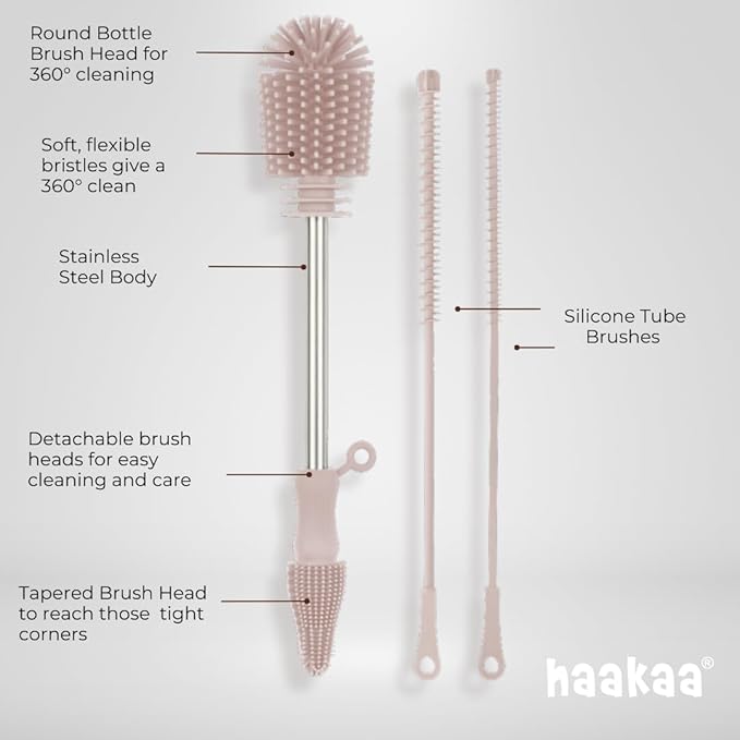 Haakaa Silicone Cleaning Brush – Household Cleaning Brushes