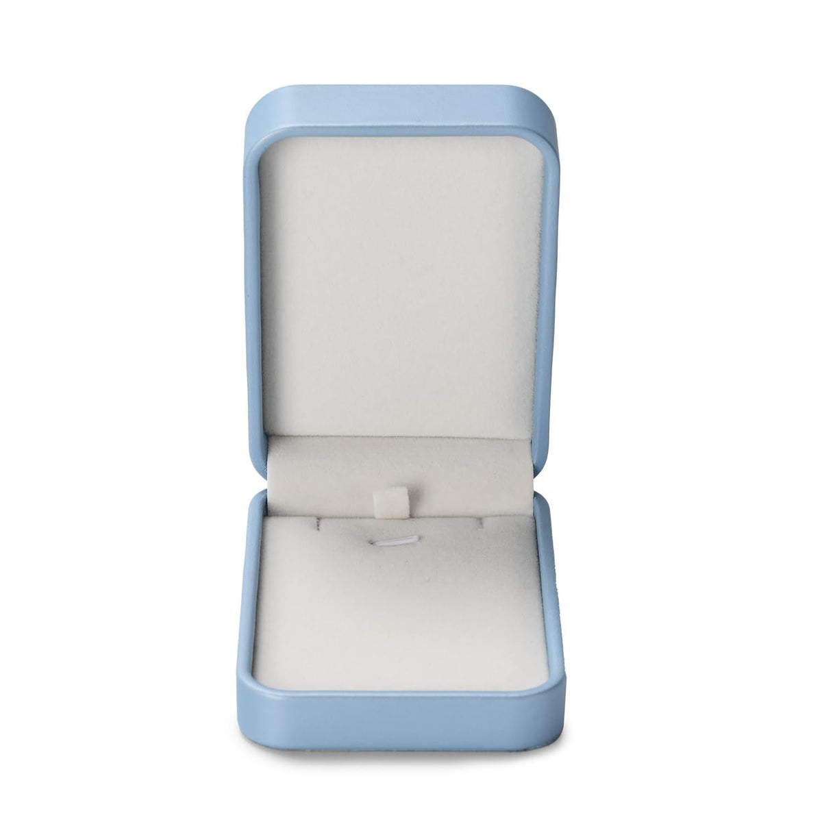 Papten PU Leather Necklace Box Velvet Interior Necklace Gift Box Jewelry Gift Pendant Box Necklace Case For Birthday, Proposal, Engagement, Wedding, Valentine's Day (Blue)
