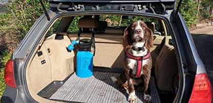 Petacarium Insulated Portable Shower (8 Litre, Aqua) for Dogs, Camping, Paddleboarding, Muddy Walks