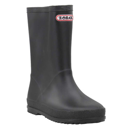 Zorax - UK5 Adult - EU36 - Black Girls Boys Waterproof Non-Slip Kids Motorbike Rain Boots Kids Rain Shoes Wellies Unisex Children Wellington Boots