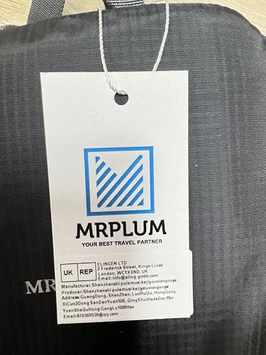 MRPLUM 30L Rucksack Foldable Ultralight Packable Backpack,Unisex Durable Handy Daypack for Travel & Outdoor Sports Durable&Waterproof (Black)