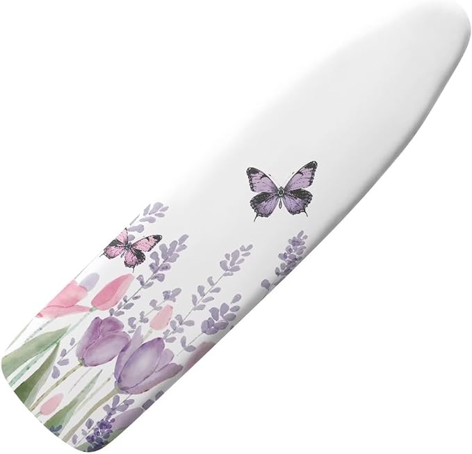 Butterfly Leaves Ironing Board Cover and Pad，Non Stick Resist Scorching and