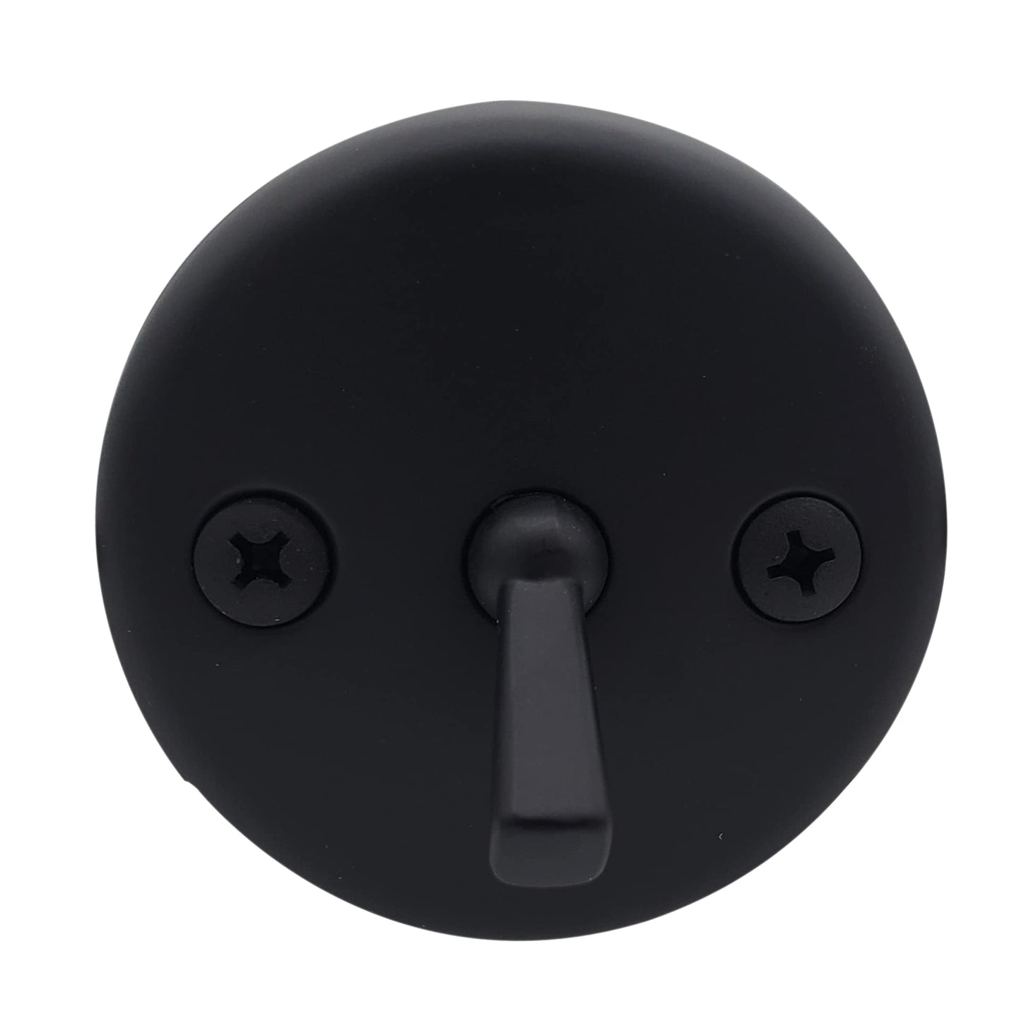 Westbrass A323-62 14" Bath Waste & Overflow Assembly with Trip Lever and Beehive Strainer Grid Drain, Matte Black