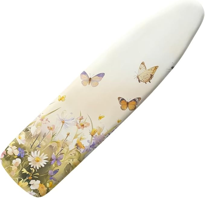 Ironing Board Cover with Elastic Edge Butterfly Standard Size Portable Iron Pad