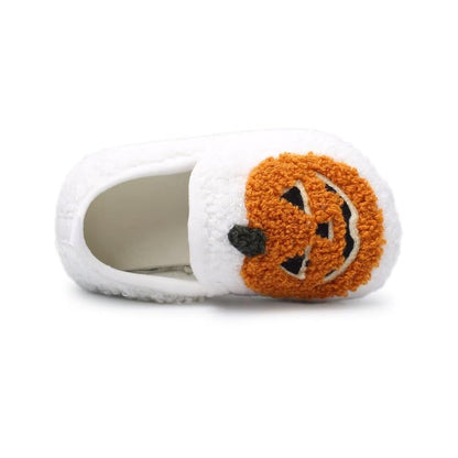UCUHNB Pumpkin Slippers Socks Indoor Pumpkin Shoes Toddler Boys Girls House Slippers Lightweight Home Shoes Pumpkin 5.5-6Toddler