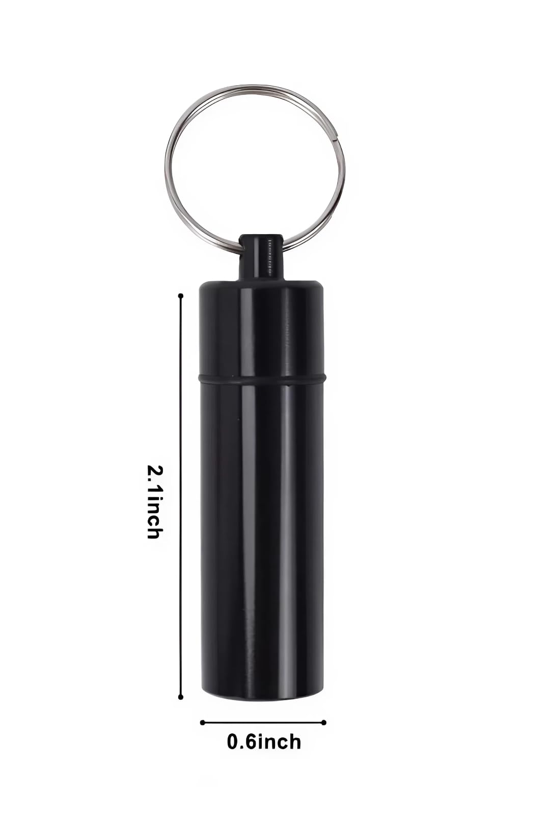 AKIRAMERUNA 3 Pack Leak-Proof Bottle Portable Pepper Shaker Waterproof Aluminum Container for Outdoor Camping Trips Travel