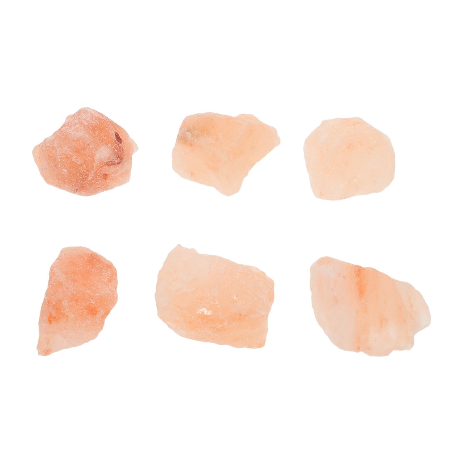 NIYANGLE Natural Pink Salt Rocks 2.2 Pounds Crystal Salt Chunks 2-4cm Stones for Aromatherapy Lamps Home Décor and Relaxation