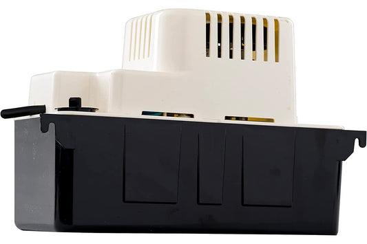 Little Giant VCMA-20ULS 115 Volt, 80 GPH, 1/30 HP Automatic Condensate Removal Pump for HVAC/Refrigeration Systems/Dehumidifiers with Overflow Detection Switch and 6-Foot Cord, White/Black, 554425