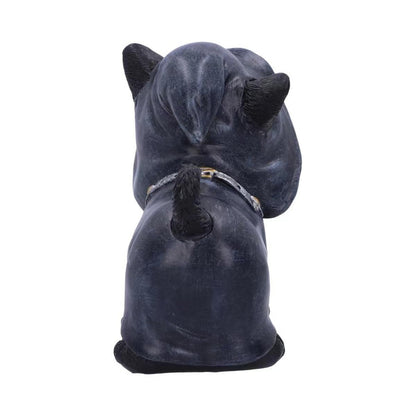 zhuja Halloween Black Cat Statue Decor Gothic Cat Lovers Witchy Home for Outdoor Patio Lawn Yard Decoration (Black)