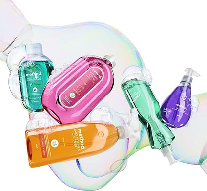 Method Multipurpose, Floor Liquid Cleaner, Gently Cleans and Shines, Fresh and Vibrant Lemon And Ginger Scent, Pack of 3, 739ml