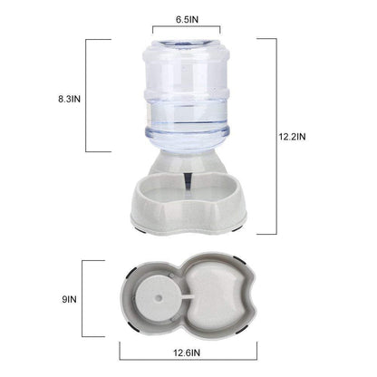 Old Tjikko Pet Water Dispenser,Cat Water Bowl,Dog Water Bowl Automatic,Large Automatic Drinking Fountain for Cat Dog,3.8L