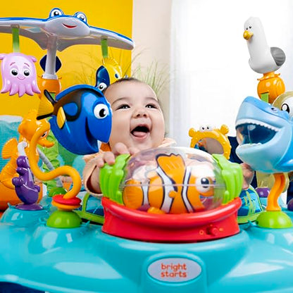 Bright Starts, Disney Baby, Finding Nemo Sea of Activities Jumper, Activity Centre with 13 Activities, Lights, Music and Ocean Sounds, Adjustable Height, 360° Rotation, Ages 6 Months +