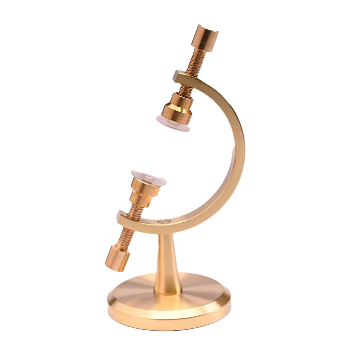Rock Stands for Display - Adjustable Globe Holder with Padded Clip | Crystal Ball Stand for gemstone, Fossils, Minerals, Specimens, Collectibles, Ideal Art Craft Decoration for Table, Shelf, Bookshel