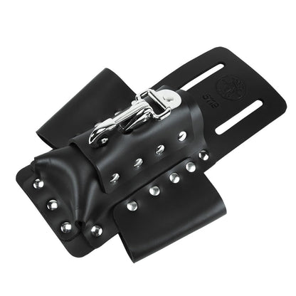 Klein Tools 5119 Tool Pouch, Multi Tool Holder with 4 Pockets and Knife Holder is Great for Electrician Gifts