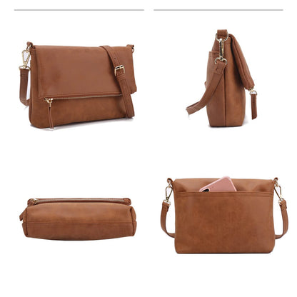 Gladdon Small Crossbody Bags for Women Cross Body Purse Shoulder Bag Brown1