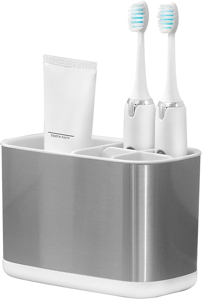 Colist Toothbrush Holder for Bathroom Stainless Steel Detachable Electric