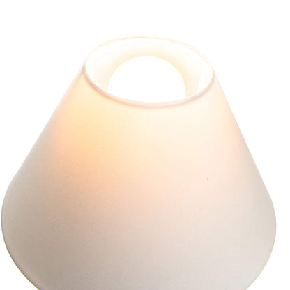 Traditional 12" Cream Cotton Coolie Lampshade Suitable for Table Lamp or Pendant by Happy Homewares
