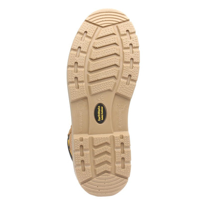 EarthWorks Safety - EarthWorks Hammer Mens Lace Honey Safety Boot - Size 10 UK - Gold