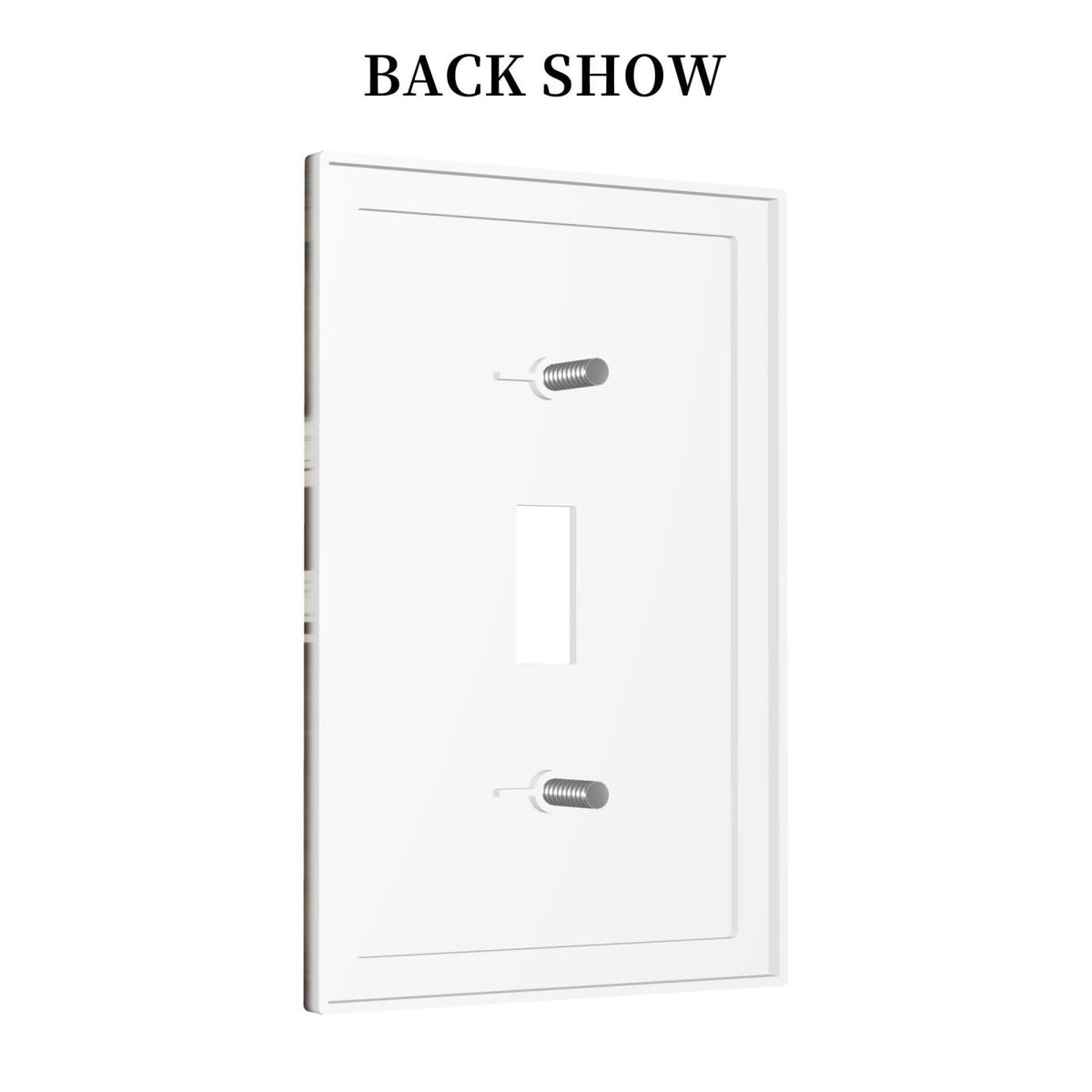 Bvwxzhg Rustic Daisy Light Switch Cover Wall Plate 1 Gang Single Toggle Brown Barn Door Flower Decorative Outlet Covers Electrical Faceplate Switch Plates For Bathroom Kitchen Home