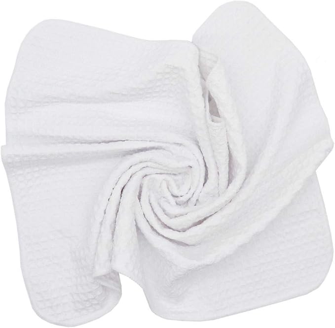 Waffle Weave Kitchen Towels Thick Microfiber Dish Drying Towels Absorbent Tea