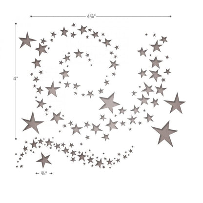Sizzix Thinlits Dies Swirling Stars by Tim Holtz, 9-Pack, One Size, Multicolor - 663095