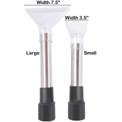 RosyOcean Shop Vac Extractor Attachment for Upholstery & Carpet Cleaning Accessory Hand Wand with Viewing Head Auto Detailing Vacuum Head Hand Tool for Truck Mount & portable Extractor Vacuum Cleaner