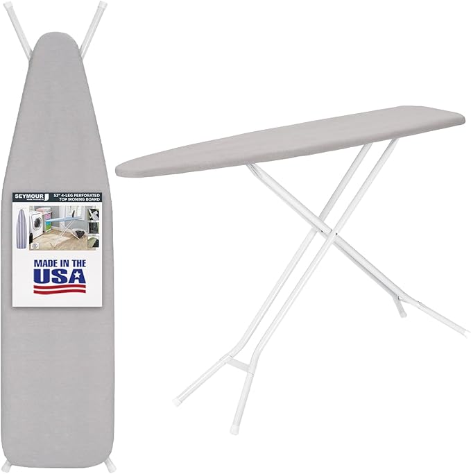 Full Size Ironing Board Made in USA – Light Grey by Seymour Home Products 4