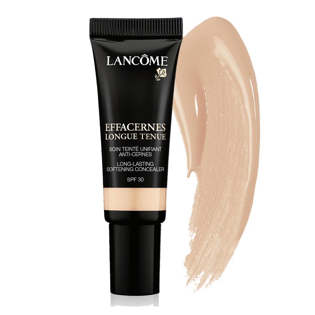 Lancôme Effacernes Longue Tenue Concealer - Long-Lasting, Natural Coverage Cream Concealer for Dark Circles and Fine Lines, 15 Beige Naturel