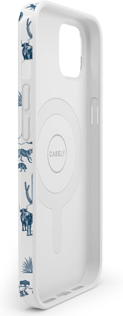 Casely iPhone 13 Case | Field of Flowers | Pastel Floral | Compatible with MagSafe | Classic Ultra Slim Design