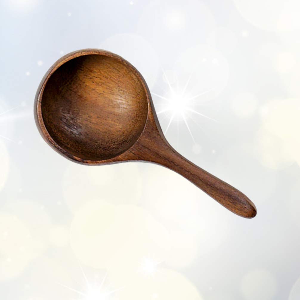 Wooden Measuring Spoon Coffee Beans Ground Spoon Tablespoon Scoop Wooden Kitchen Soup Spoon Scale Teaspoons Kitchen Baking Utensils