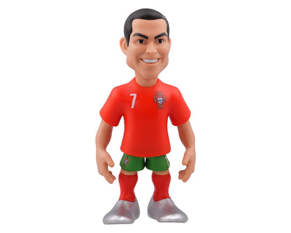 MINIX Cristiano Ronaldo Portugal 12cm Figure - Collectible Ronaldo Figure Sports Football Icon Range for Fans