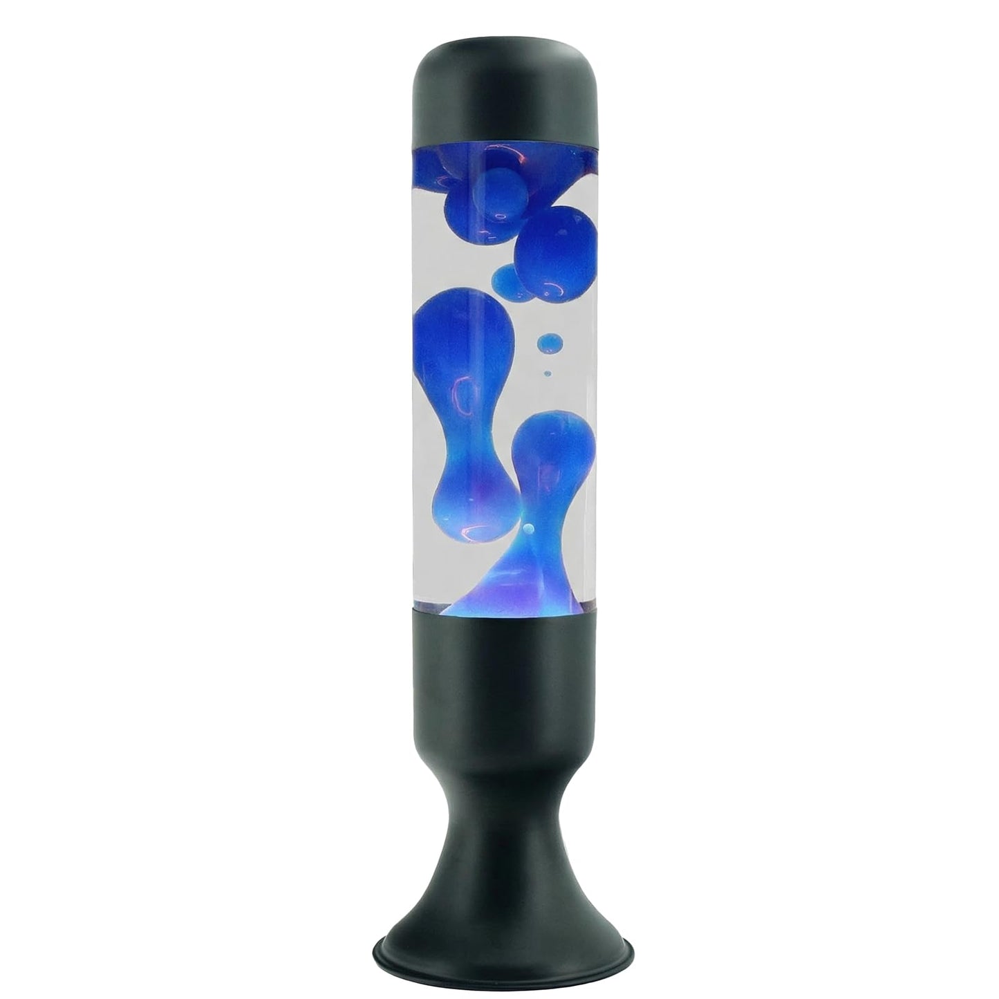 zhrisezlava Liquid Motion Lamps 16 Inch, Blue Motion Lamp Relaxing Night Light for Meditation, Aesthetic Room Decor Aesthetic Lamp, Cool Birthday Gifts for Boys Girls Adults, Black Base Liquid Lamp