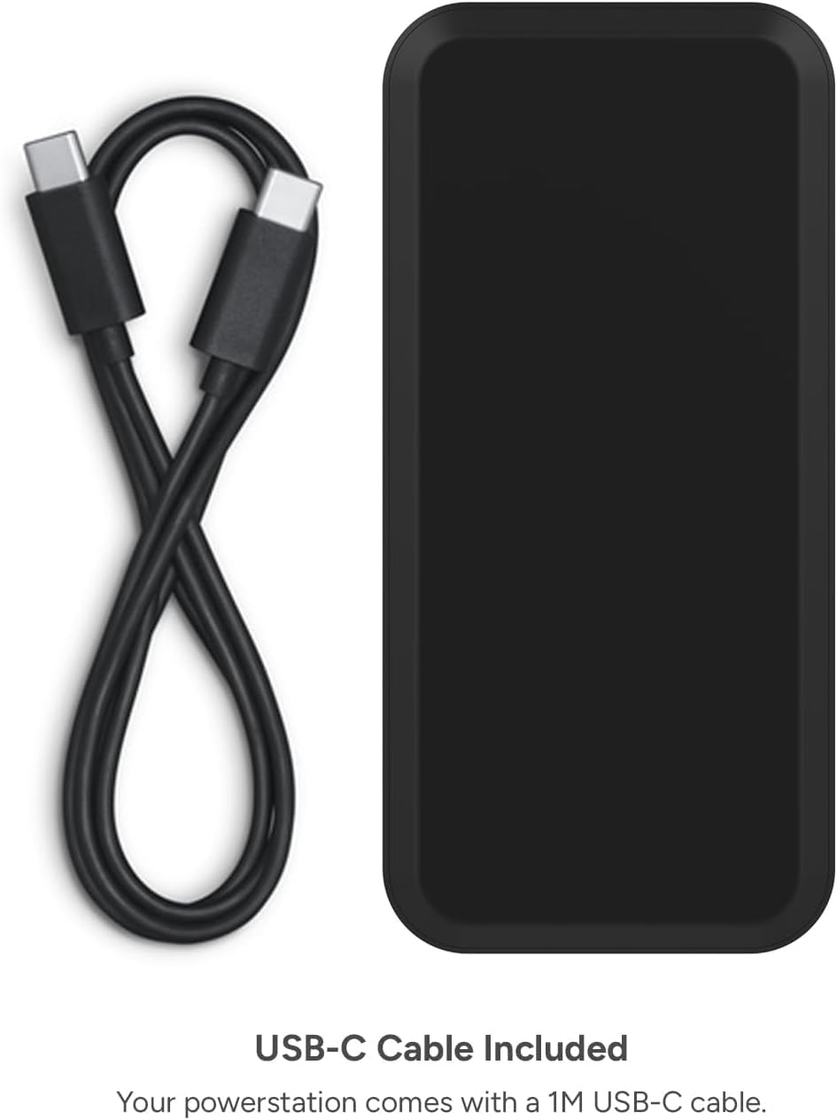 Mophie powerstation prime20 - Ultra-Compact Portable Power Bank with 20,000mAh Internal Battery, 18W USB-C PD Fast Charging, 3-Device Simultaneous Charging, Eco-Friendly Design