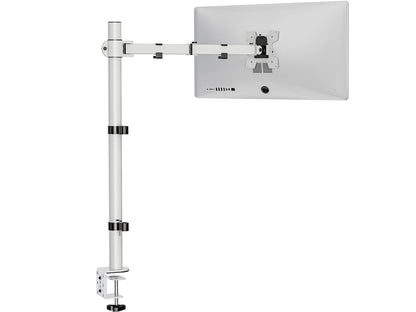 WALI Monitor Arm Mount for Desk, Single Extra Tall Computer Desk Mount, Monitor Bracket Mount Stand Single, up to 32 inch, 22 lbs (M001XL), Black