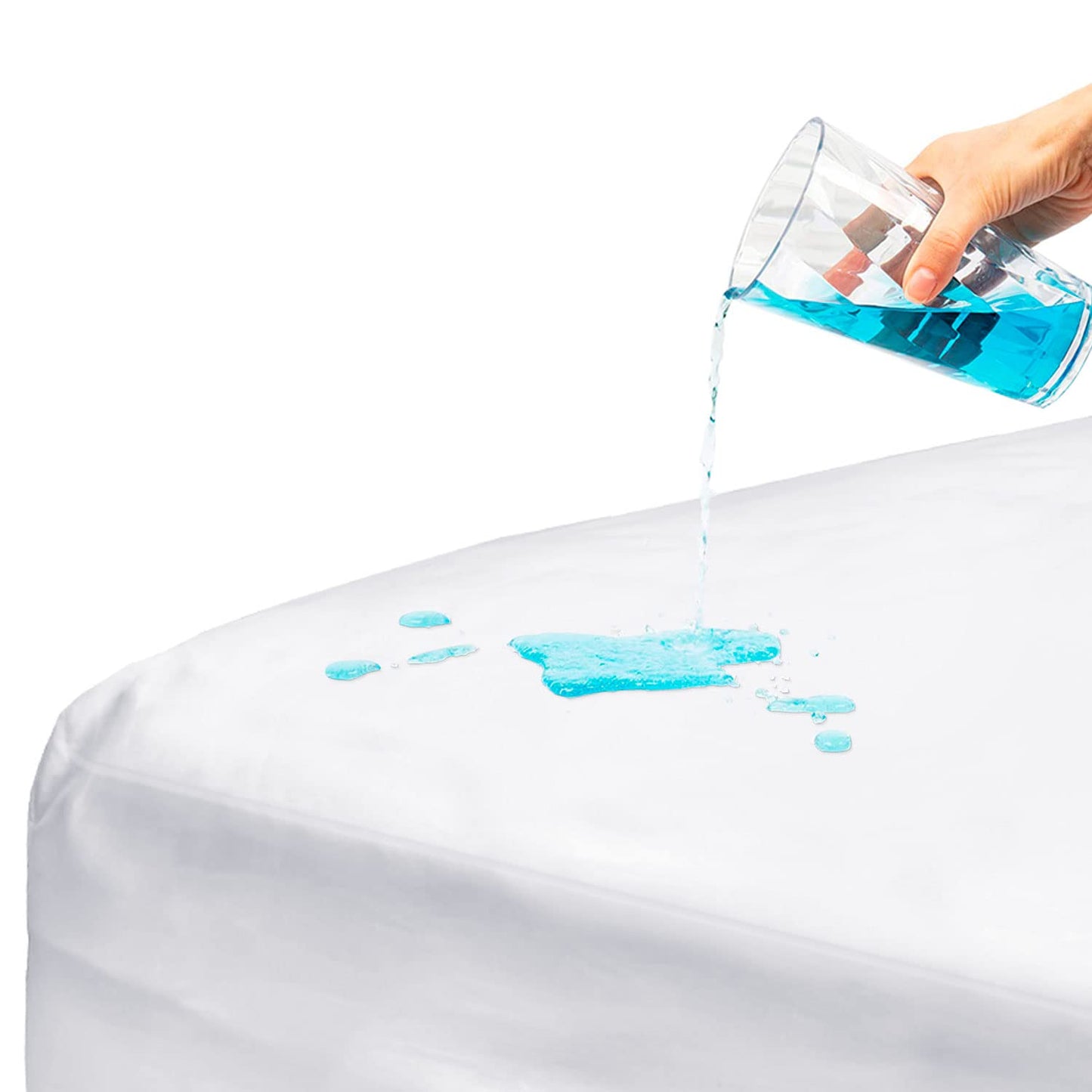 DMI Waterproof Mattress Protector, Mattress Pad, Waterproof Mattress Cover, Bed Pad and Bed Cover, Contoured Fitted Sheet Fit, King, Package May Vary (Pack of 24)