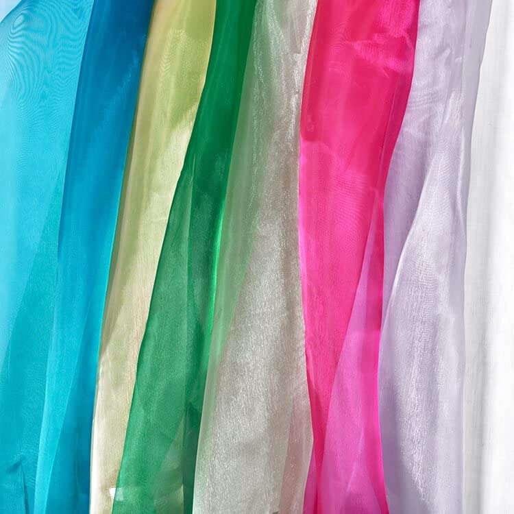 VDS Bronze Organza Fabric, 5 Yards Continuous, 45” Wide, Wedding Party Decoration Iridescent Crystal Sheer Shiny Organza Tulle Bridal Dress DIY Crafts Costume Sewing Backdrop Arch Cloth