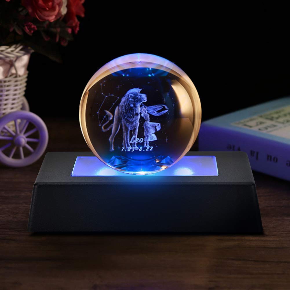 Fdit LED Display Base for Crystals Glass Art,Color Changing Light Display Base Stand for 3D Crystal Statues Jewelry