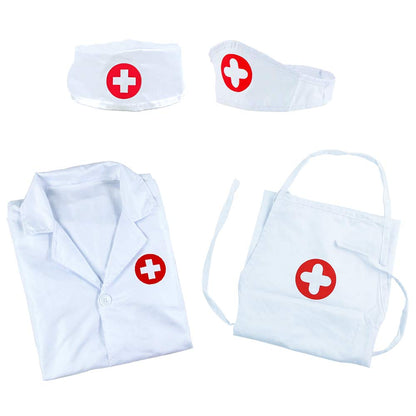 Doctors Set for Kids Role Play Toys Doctors Outfit Doctor Costume Kids Toys for 3 Year Old Girls Boys Lab Coat Kid Clothes Doctor Set Pretend Play Dressing Up 2 3 4 5 6 Year Old Girl Boy Gifts